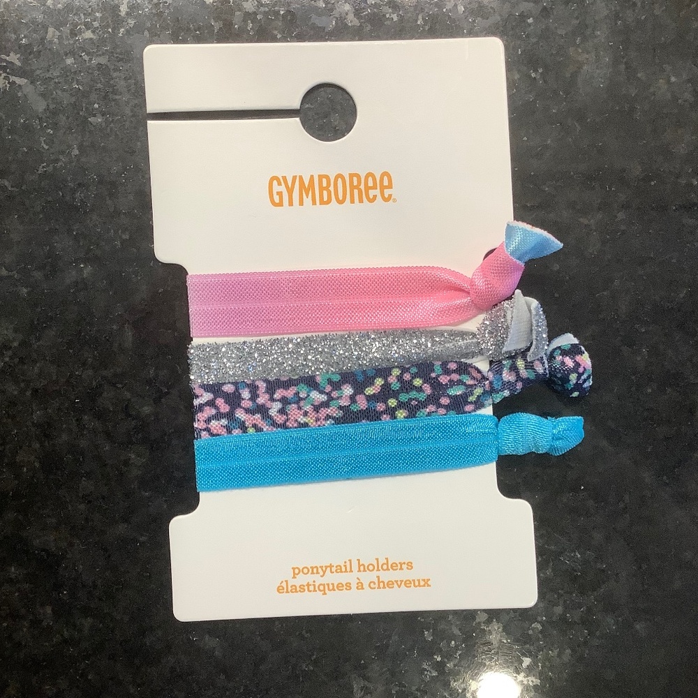 Ponytail Holders Hair Ties Elastic Set of 4